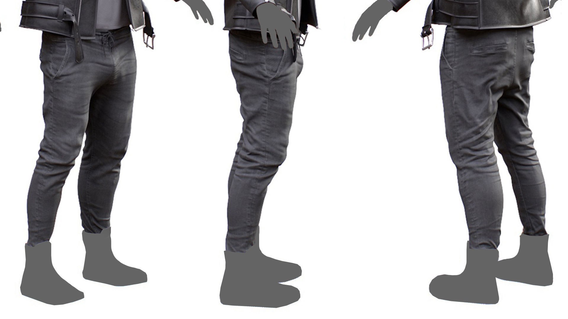 '3D Bones' jeans Jeans