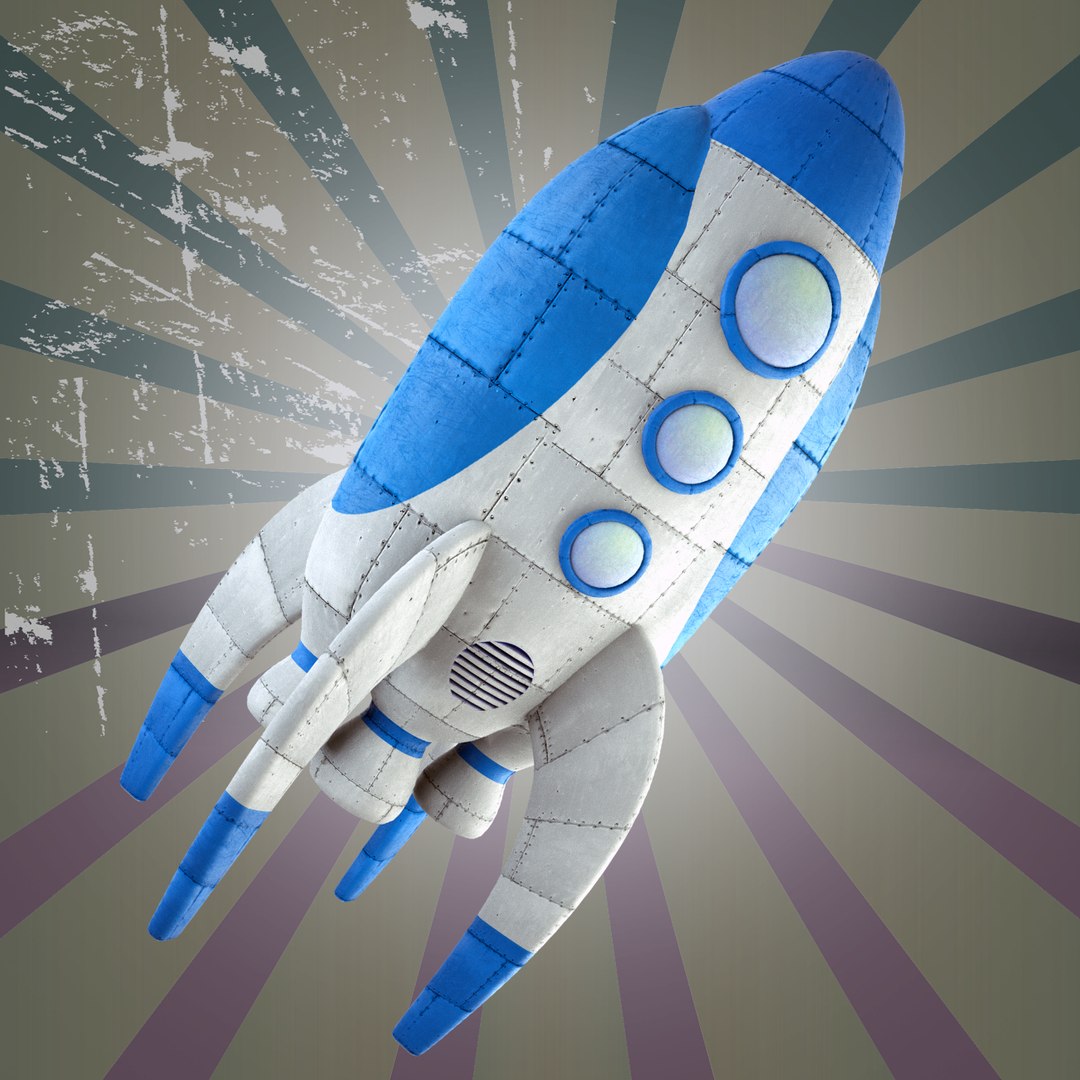 Rocket Retro C4d