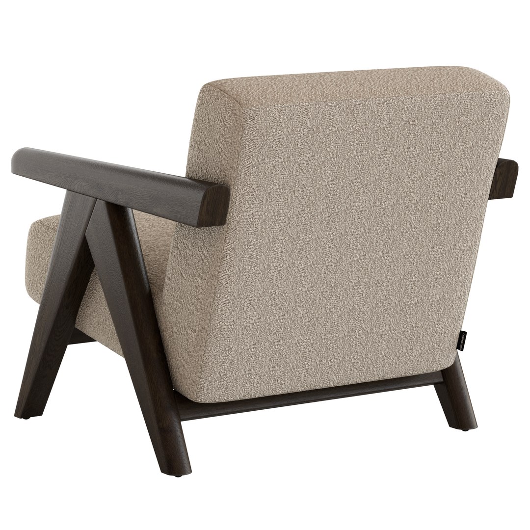 Coco Republic CR Essentials Montmarte Chair 3D Model - TurboSquid 2166574