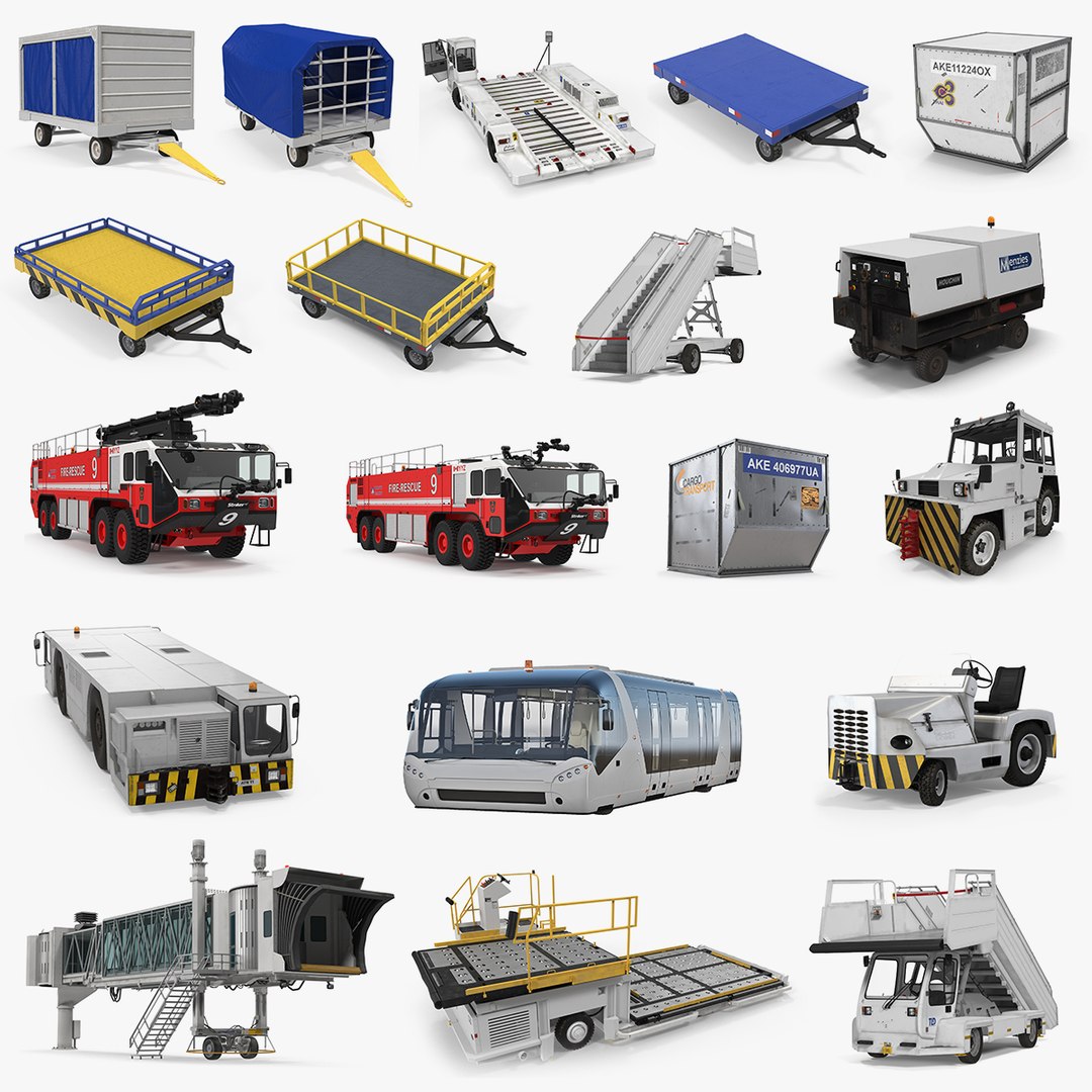 Airport Collection 2 3D model preview