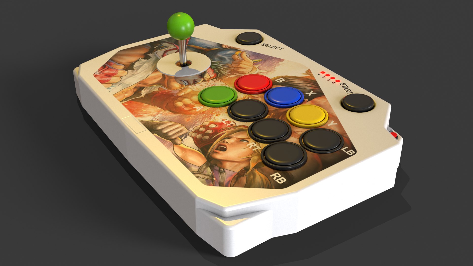 3D ARCADE JOYSTICK Model - TurboSquid 2097099