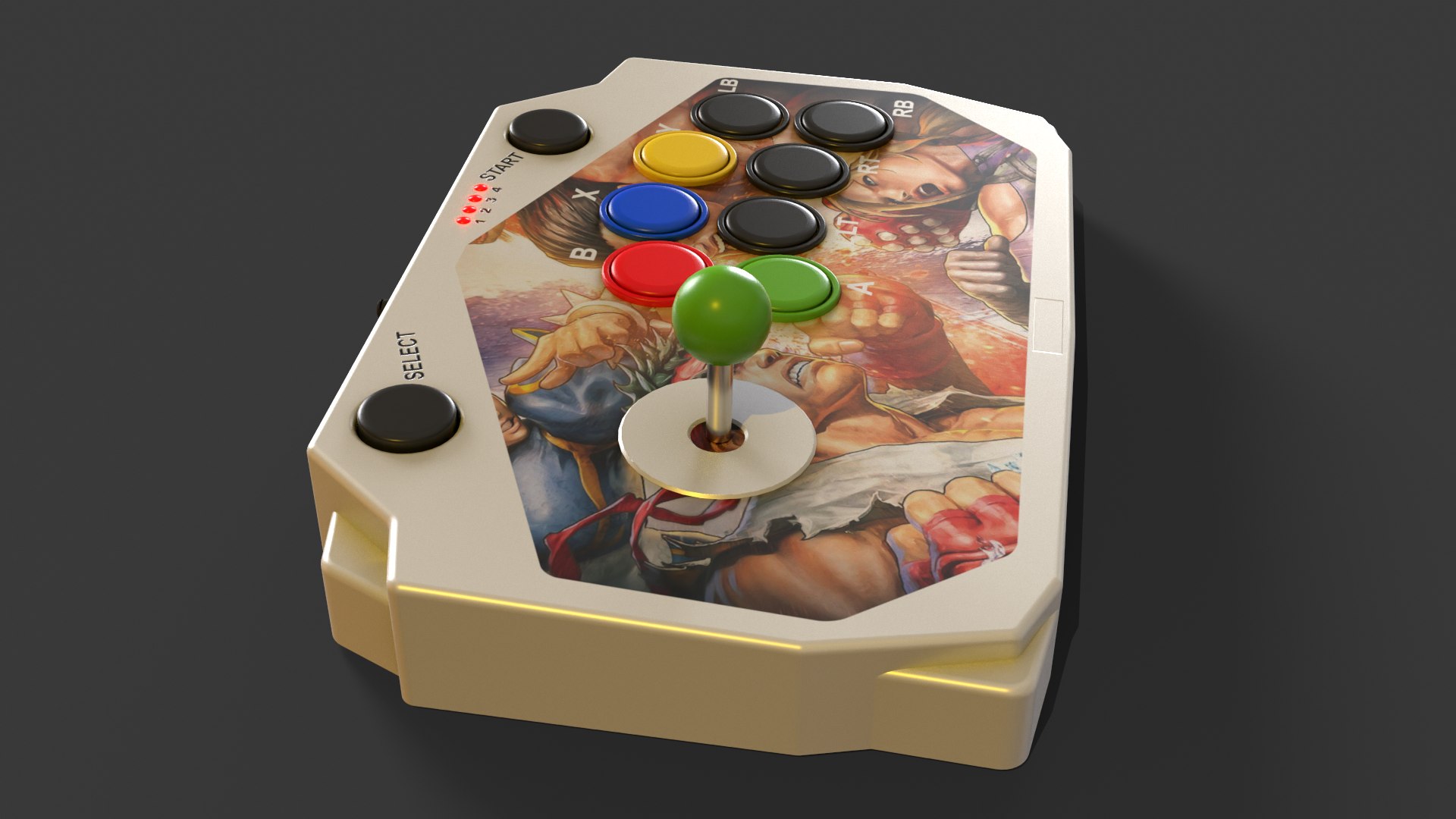 3D ARCADE JOYSTICK Model - TurboSquid 2097099