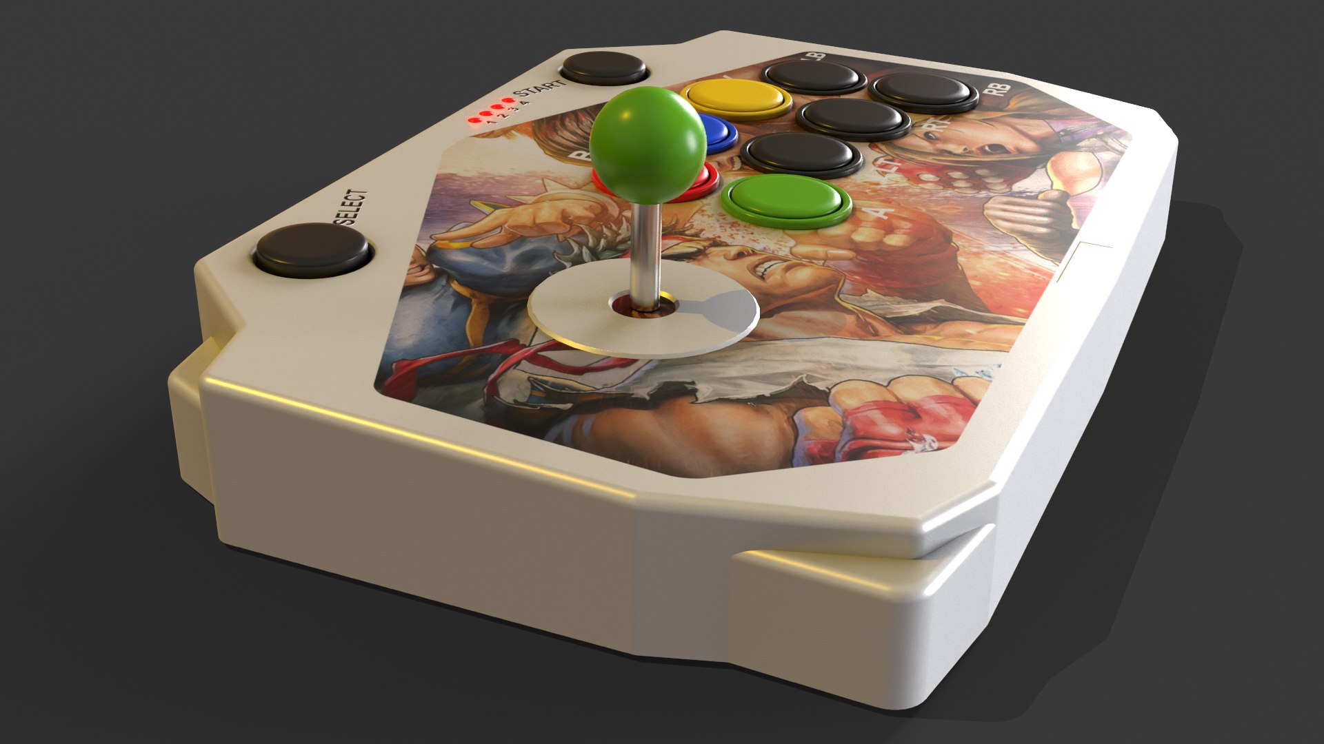 3D ARCADE JOYSTICK Model - TurboSquid 2097099