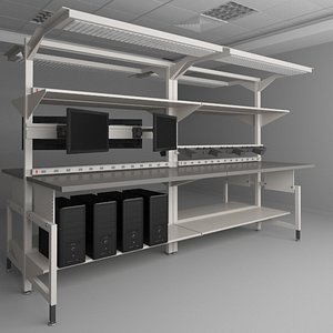 3d height adjustable workbench