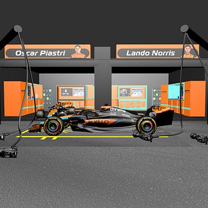 garage Formule 1 mclaren