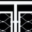 Steel railing with rope system