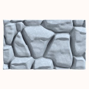 3D Stone wall 167 model