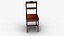 3D Classic Wooden Chair 3D Model - Realistic PBR Textured Furniture