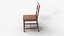 3D Classic Wooden Chair 3D Model - Realistic PBR Textured Furniture