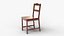 3D Classic Wooden Chair 3D Model - Realistic PBR Textured Furniture
