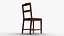 3D Classic Wooden Chair 3D Model - Realistic PBR Textured Furniture