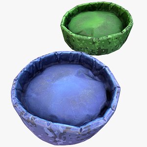 Bed Dog Cat Animal Sleeping Place Furniture 3D