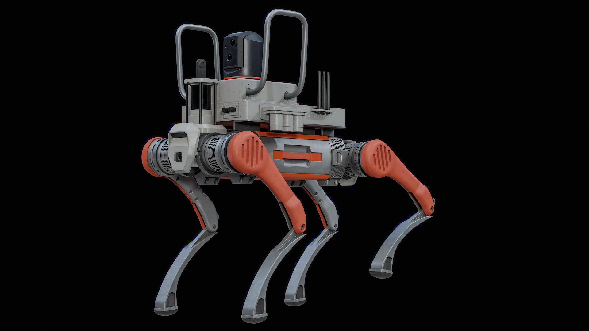 Firefighter Robot Unitree B2 Rescue Modification PBR 3D model https://p.turbosquid.com/ts-thumb/jd/MKwhqV/vJ/turn/png/1767976133/1920x1080/turn_fit_q99/49626bc3ecd3a1c0e6562f612156e1c967658f36/turn-1.jpg