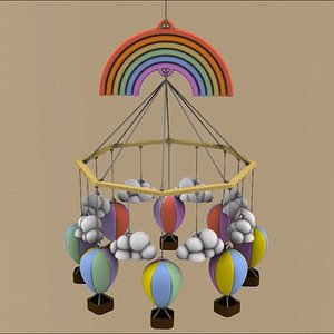 MOVIL PARA CUNA DE BEBES 3 - BABY CRIB MOBILE 3 3D model