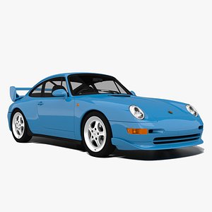 Porsche 911 Carrera RS Clubsport 993 3D model