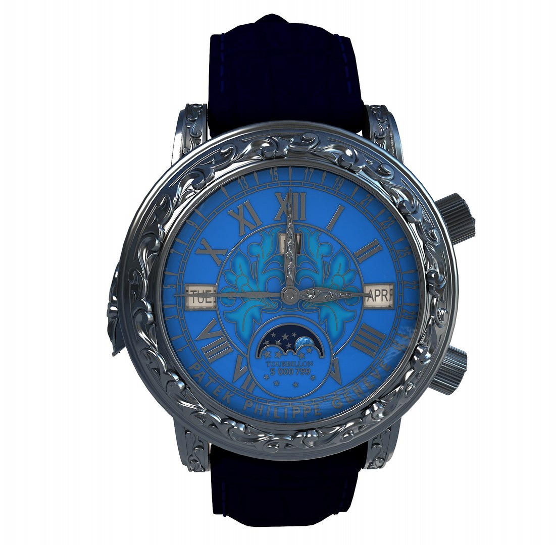 3d model patek philippe sky