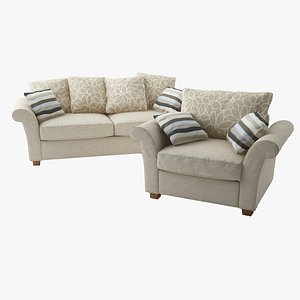 3d model sofa armchair