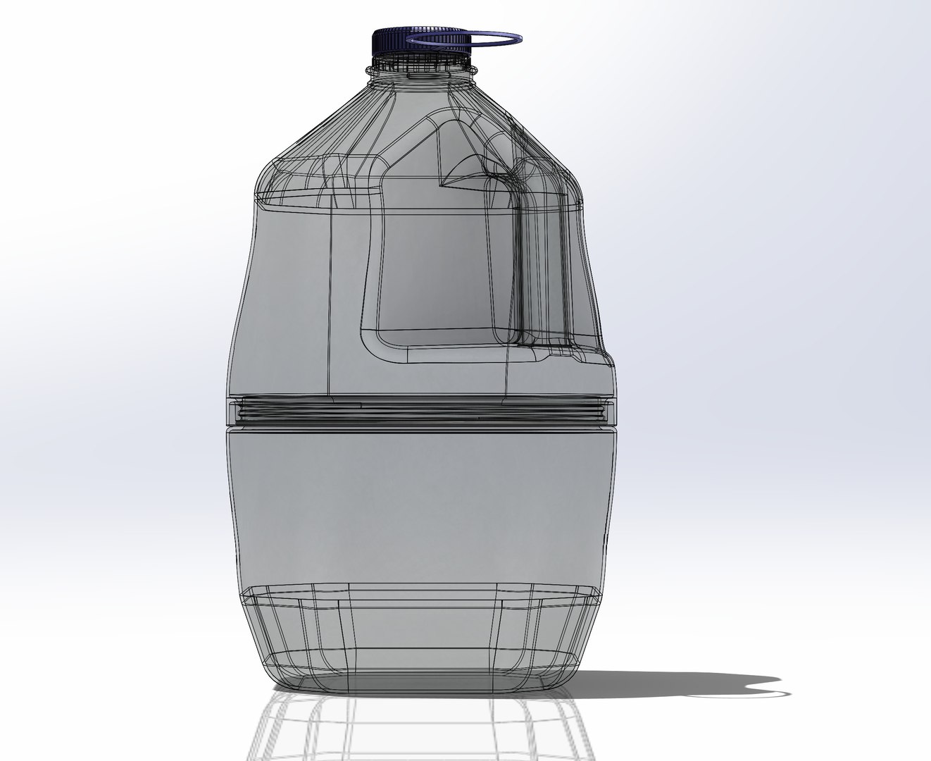 3D One Gallon Biological Container - TurboSquid 2294133