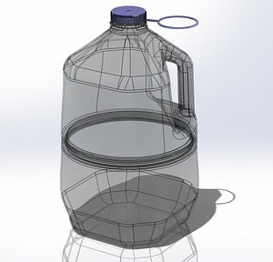 3D One Gallon Biological Container