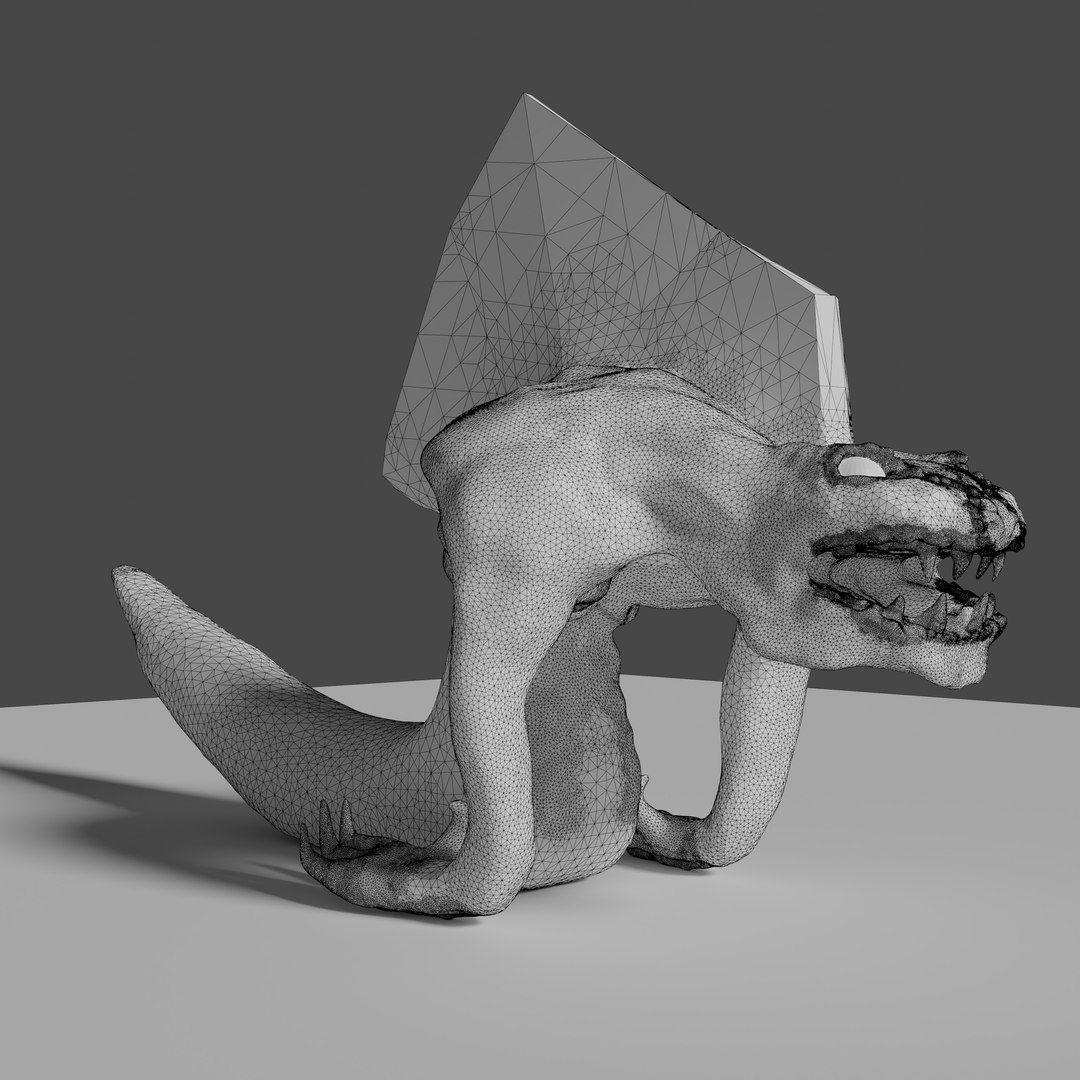 3D Ancient Lizard With Arms Model - TurboSquid 2182445