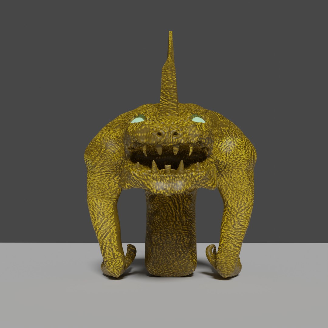 3D Ancient Lizard With Arms Model - TurboSquid 2182445