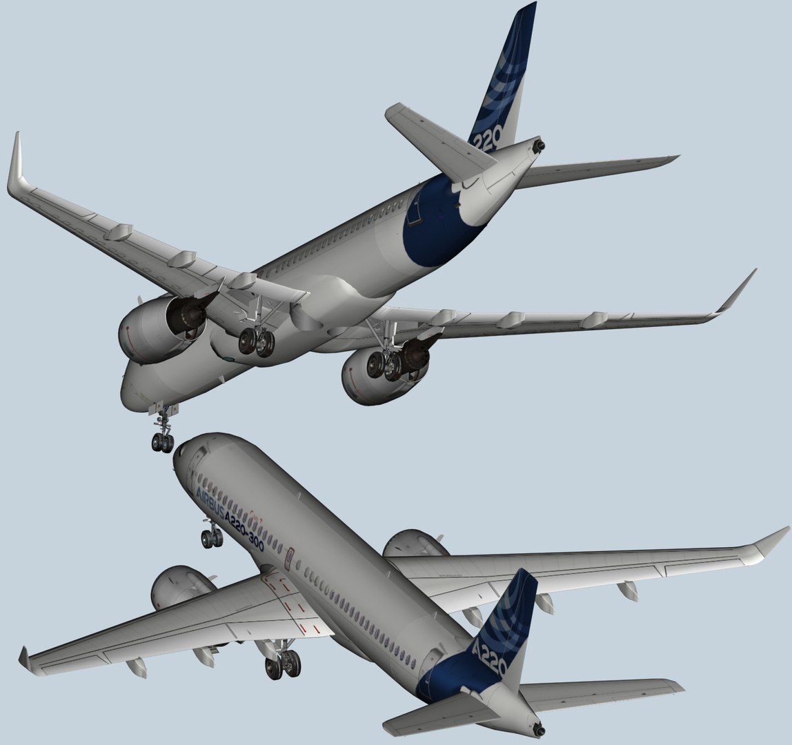 New Airbus A220 Model - TurboSquid 1383217