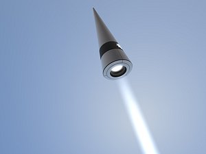 3d model missile drone class b
