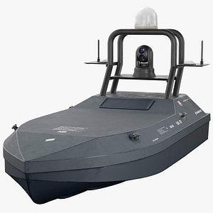 Cutlass Saronic unmanned military watercraft PBR model