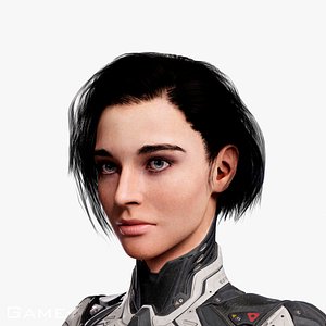 3D Sci Fi Girl1