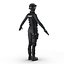 SWAT Woman African American Rigged for Cinema 4D