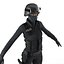 SWAT Woman African American Rigged for Cinema 4D