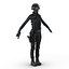 SWAT Woman African American Rigged for Cinema 4D
