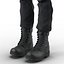 SWAT Woman African American Rigged for Cinema 4D