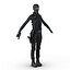 SWAT Woman African American Rigged for Cinema 4D