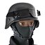 SWAT Woman African American Rigged for Cinema 4D
