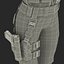 SWAT Woman African American Rigged for Cinema 4D