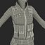 SWAT Woman African American Rigged for Cinema 4D