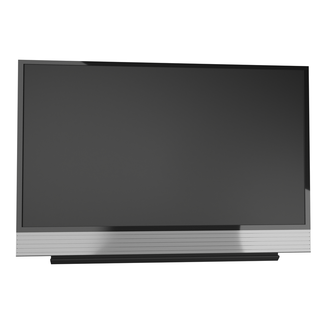 3D DLP Rear Projection HDTV TurboSquid 2130857