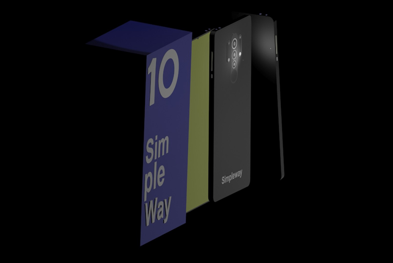 Simple Phone Model - TurboSquid 1838232