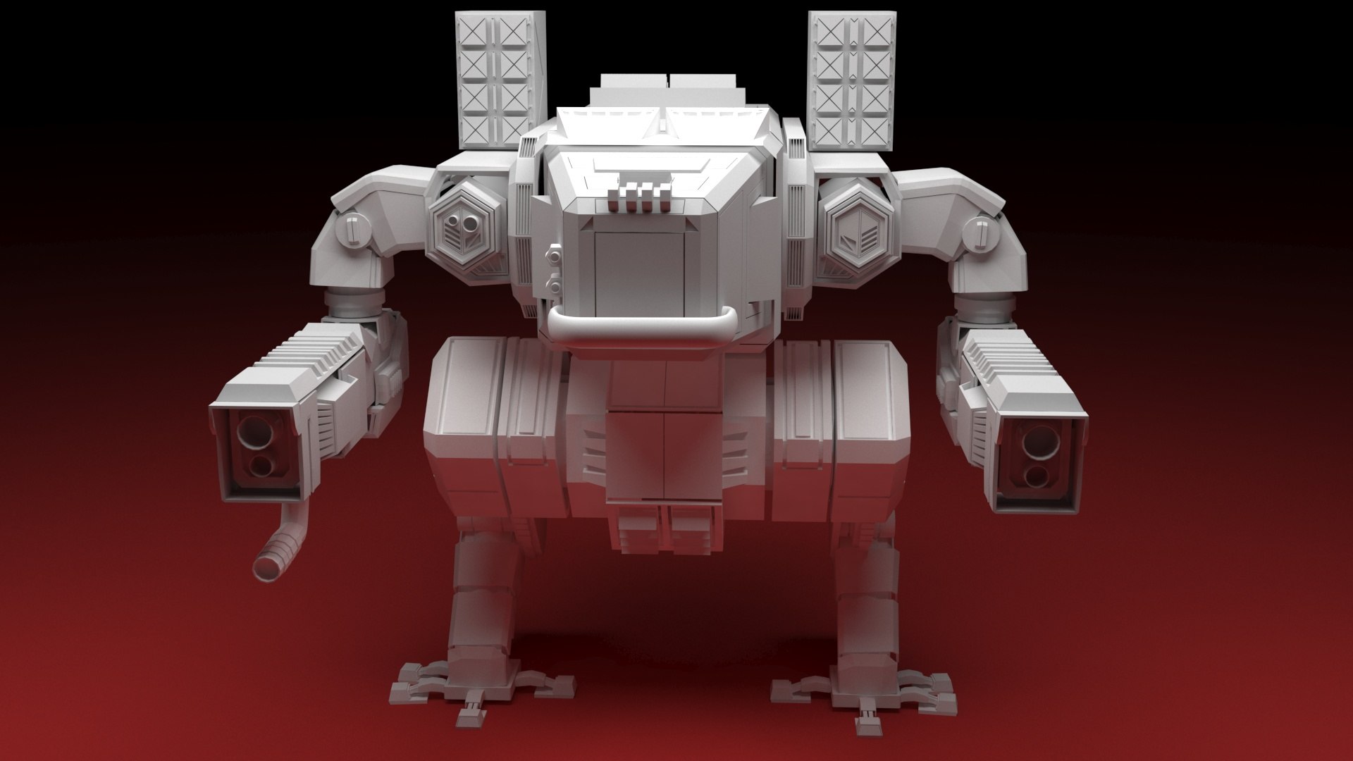 3D mech robot model - TurboSquid 1170484