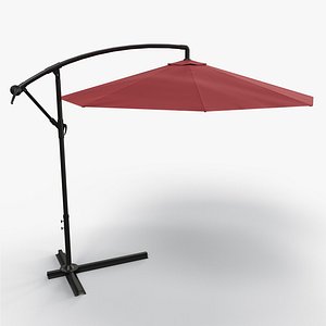 3D model PBR Cantilever Parasol