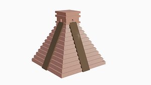 maya pyramid model