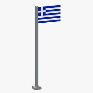 Greece Flag 3D model