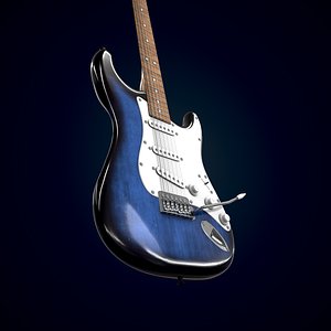 3D Electric guitar Homage HEG-320 - TurboSquid 1783364