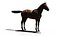 3D Horse Game-ready model