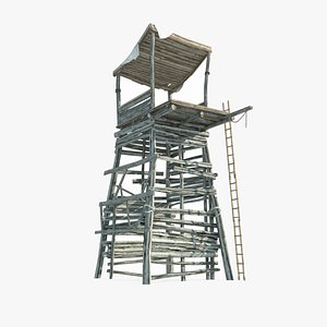 Ancient watchtowers model