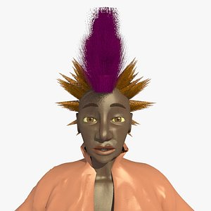3ds mohican punk woman helen