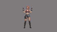 AAA Female Gunfighter