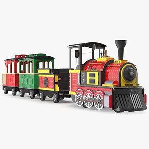 Conjunto de trem de brinquedo Modelo 3D $12 - .max .fbx .obj - Free3D