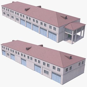 Industrial Building 33 PBR 3D model